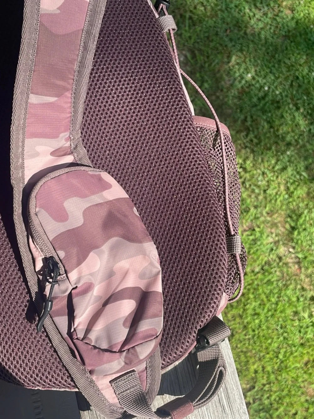 Eddie Bauer Mauve Camo Backpack